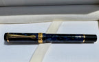 2006 Fountain Pen - Blue Cracked Ice Acrylic, 18K Gold F Nib