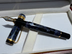 2006 Fountain Pen - Blue Cracked Ice Acrylic, 18K Gold F Nib