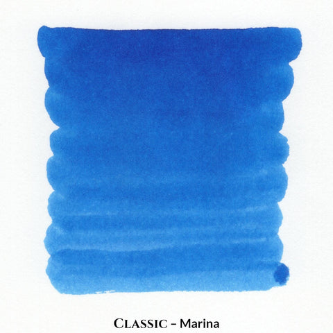 Inkforge Classic Marina aquatic blue fountain pen ink in a 60 ml bottle