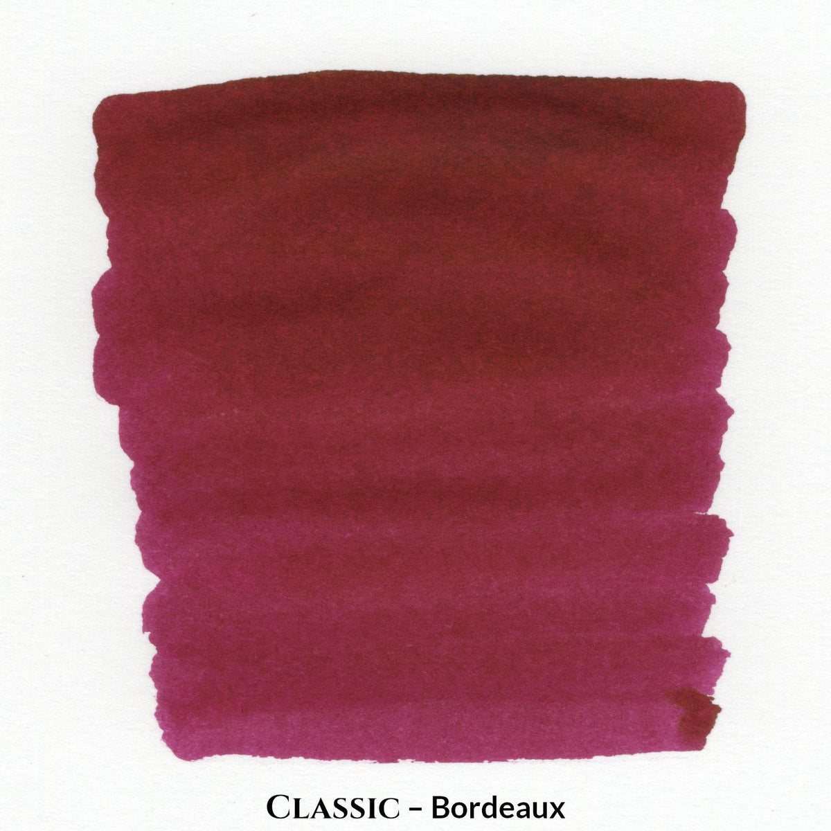 Inkforge Classic Bordeaux wine-red fountain pen ink in a 60 ml bottle