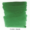 Inkforge Classic Emerald vibrant green fountain pen ink in a 60 ml bottle