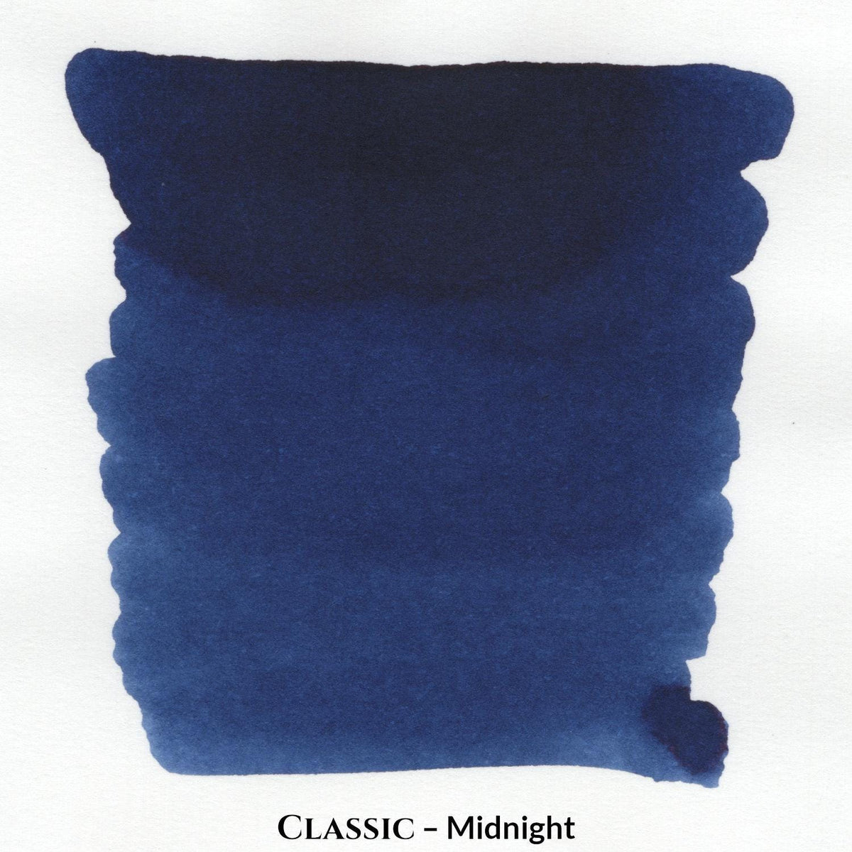 Inkforge Classic Midnight blue-black fountain pen ink in a 60 ml bottle