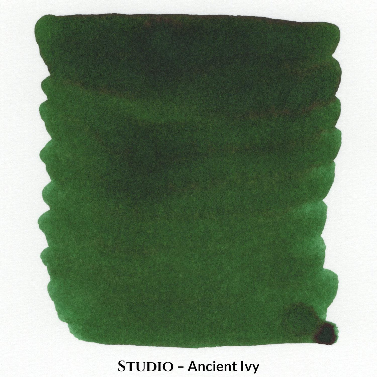 Inkforge Studio Ancient Ivy deep green fountain pen ink in a 30 ml bottle