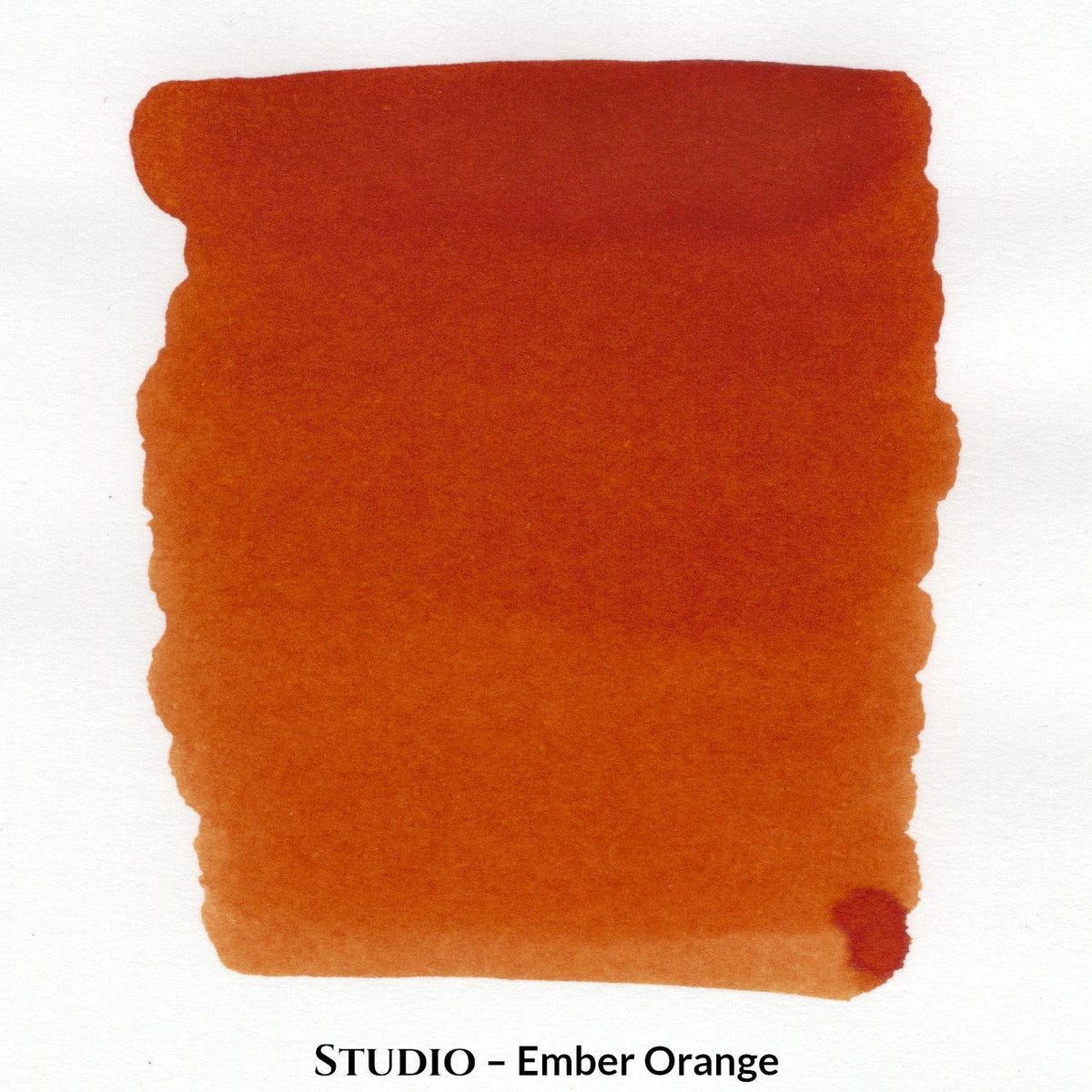 Inkforge Studio Ember Orange fountain pen ink in a 30 ml bottle