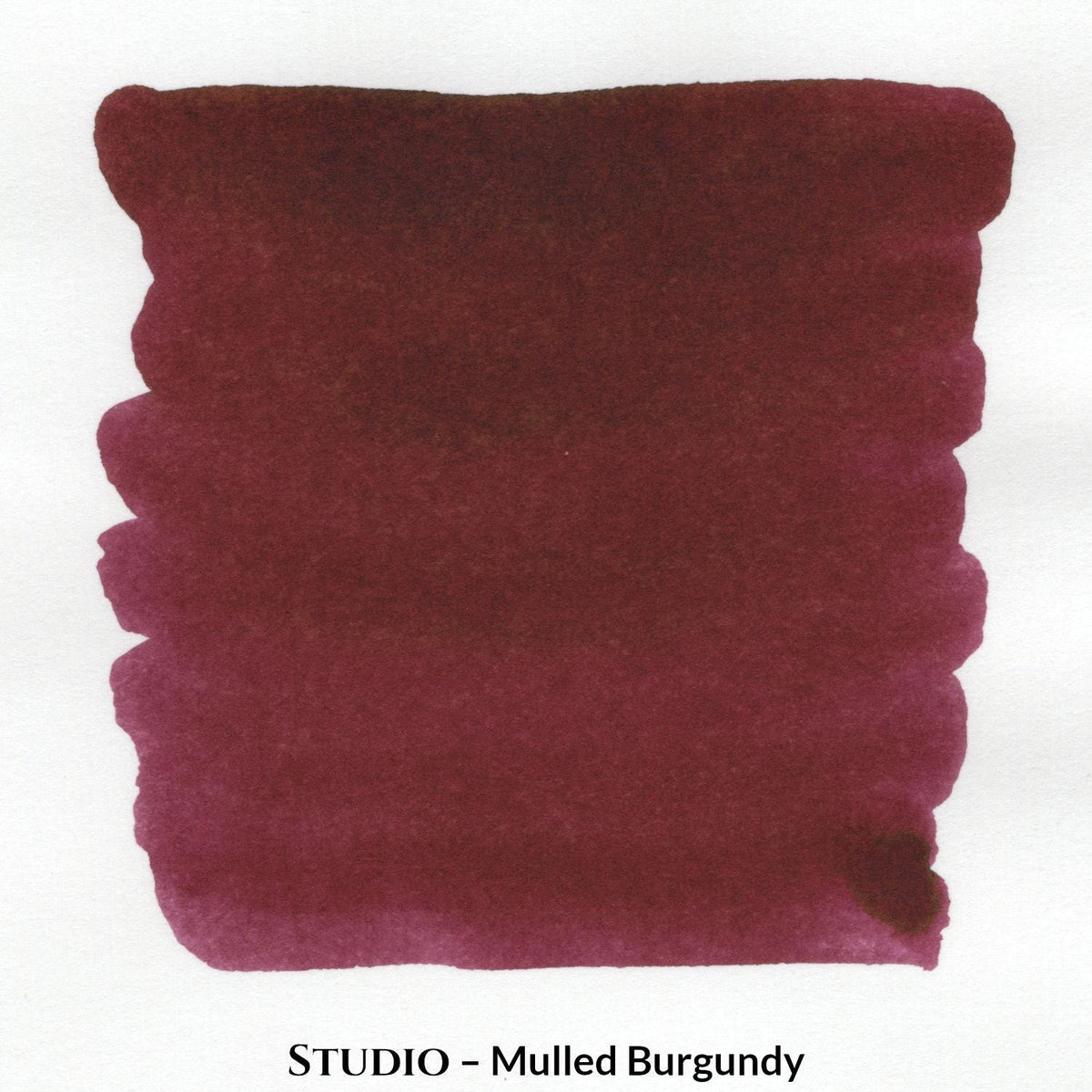 Inkforge Studio Mulled Burgundy warm red fountain pen ink in a 30 ml bottle