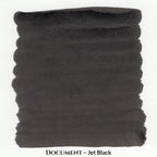 Inkforge Document Jet Black water-resistant pigment fountain pen ink in a 30 ml bottle