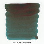 Inkforge Lustrous Alexandrite teal fountain pen ink with fuchsia sheen in a 30 ml bottle