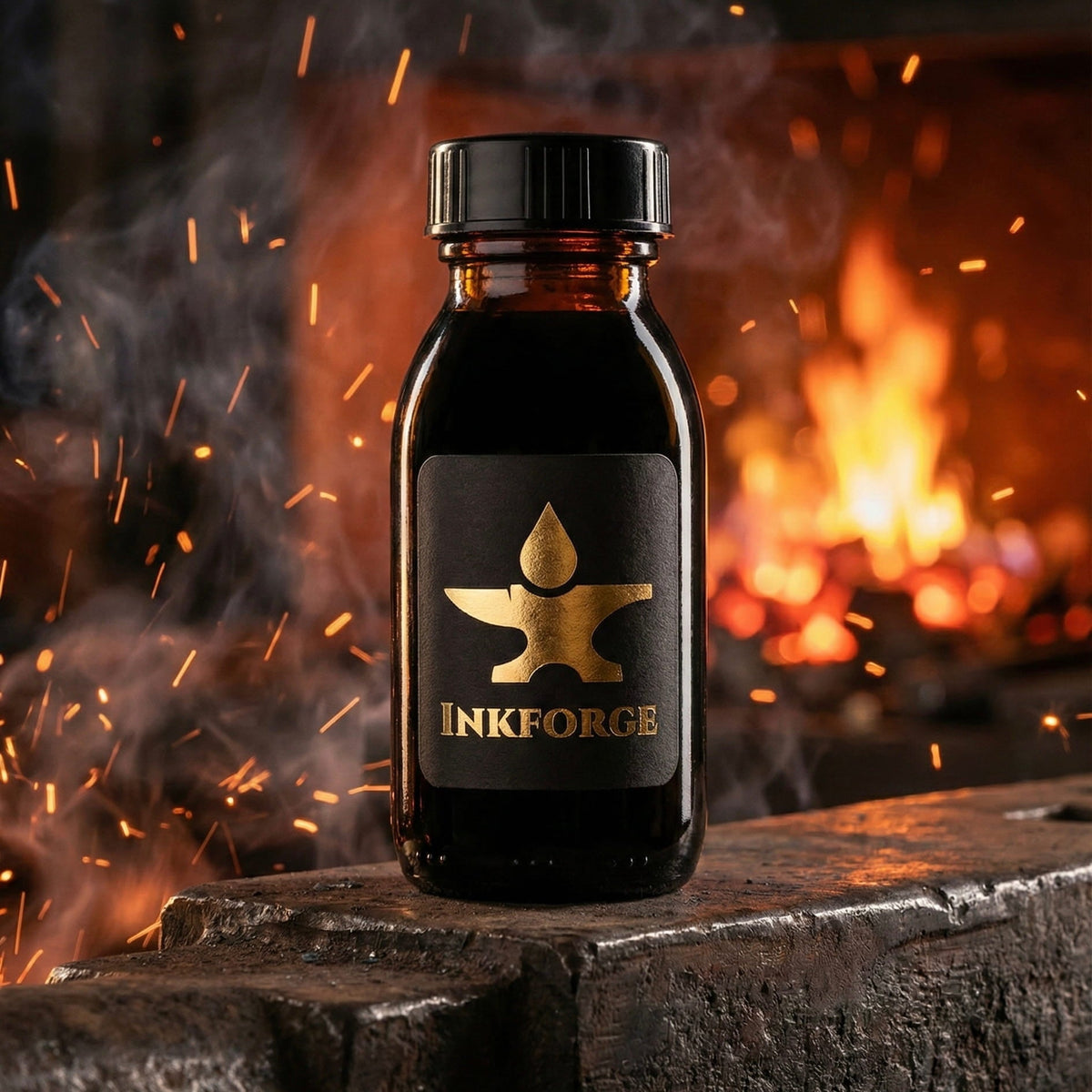 Inkforge 60 ml fountain pen ink bottle