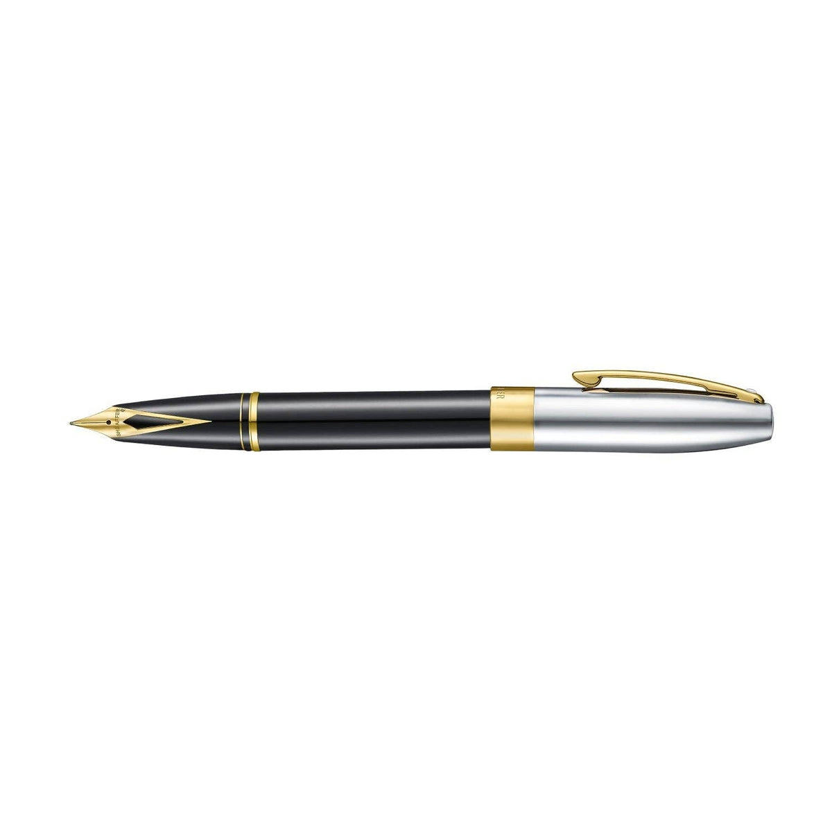 Sheaffer Legacy Heritage black, chrome, and gold fountain pen - additional view 3