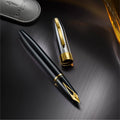 Sheaffer Legacy Heritage black, chrome, and gold fountain pen - additional view 4