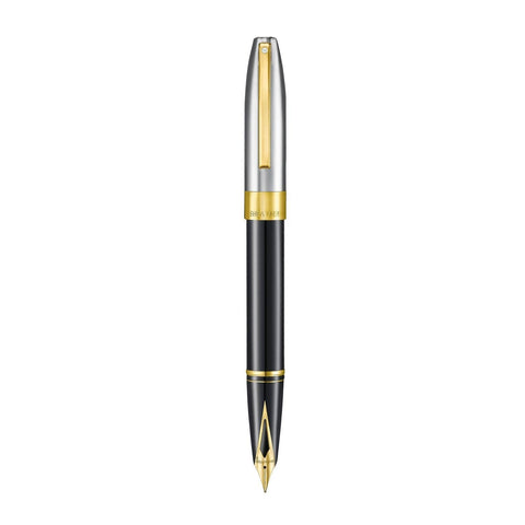 Sheaffer Legacy Heritage black, chrome, and gold fountain pen - additional view 5