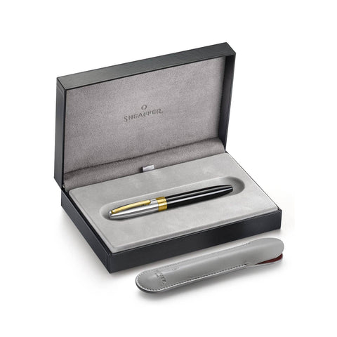 Sheaffer Legacy Heritage black, chrome, and gold fountain pen - additional view 8
